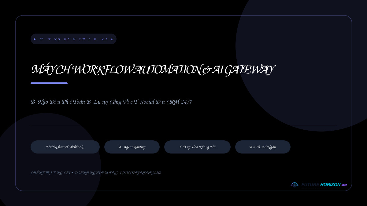 Mô hình điều phối dữ liệu đa kênh qua Workflow Automation và AI Gateway