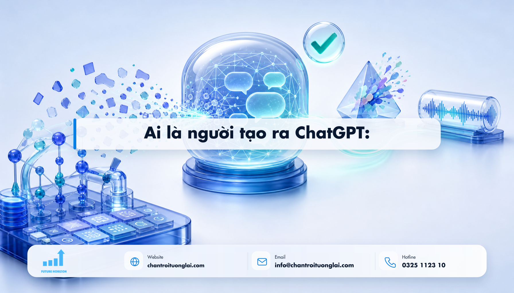 Ai là người tạo ra ChatGPT: Minh họa ai là người tạo ra chatgpt: theo phong cách Fluent 2.5D
