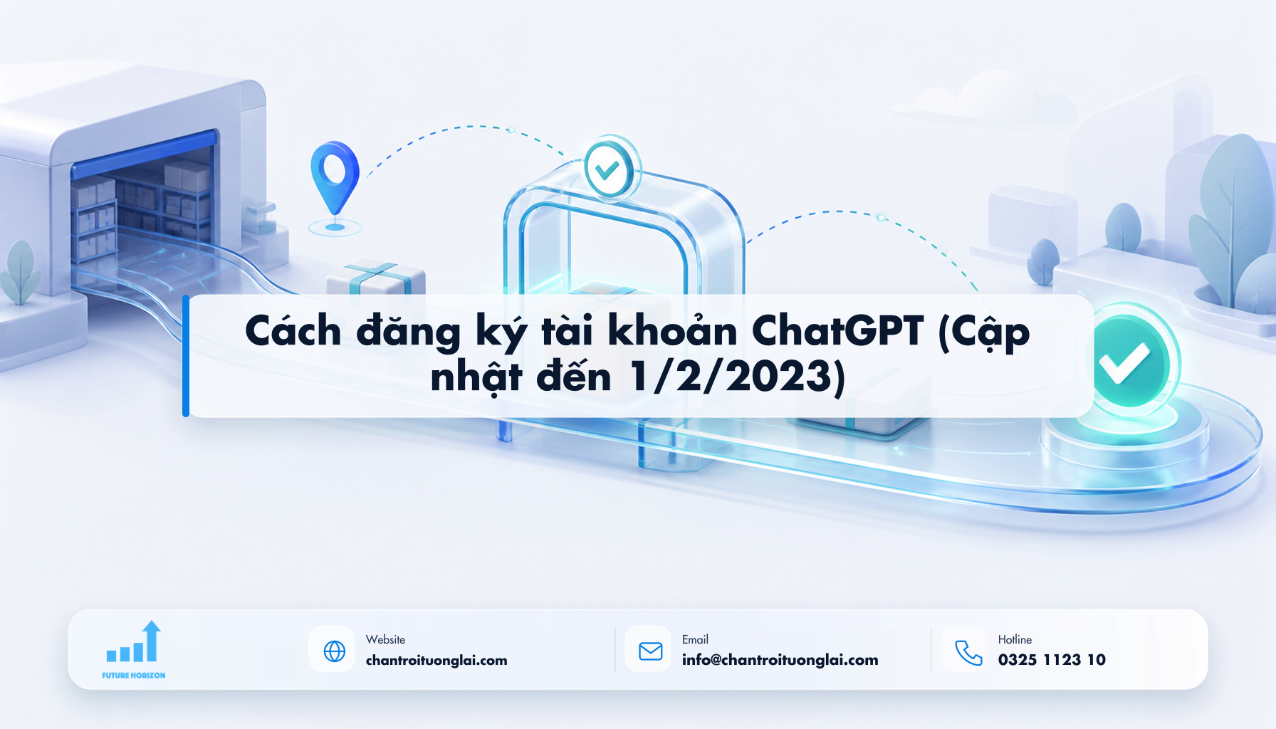 Cách đăng ký tài khoản ChatGPT (Cập nhật đến 1/2/2023) Minh họa cách đăng ký tài khoản chatgpt (cập nhật đến 1/2/2023) theo phong cách Fluent 2.5D