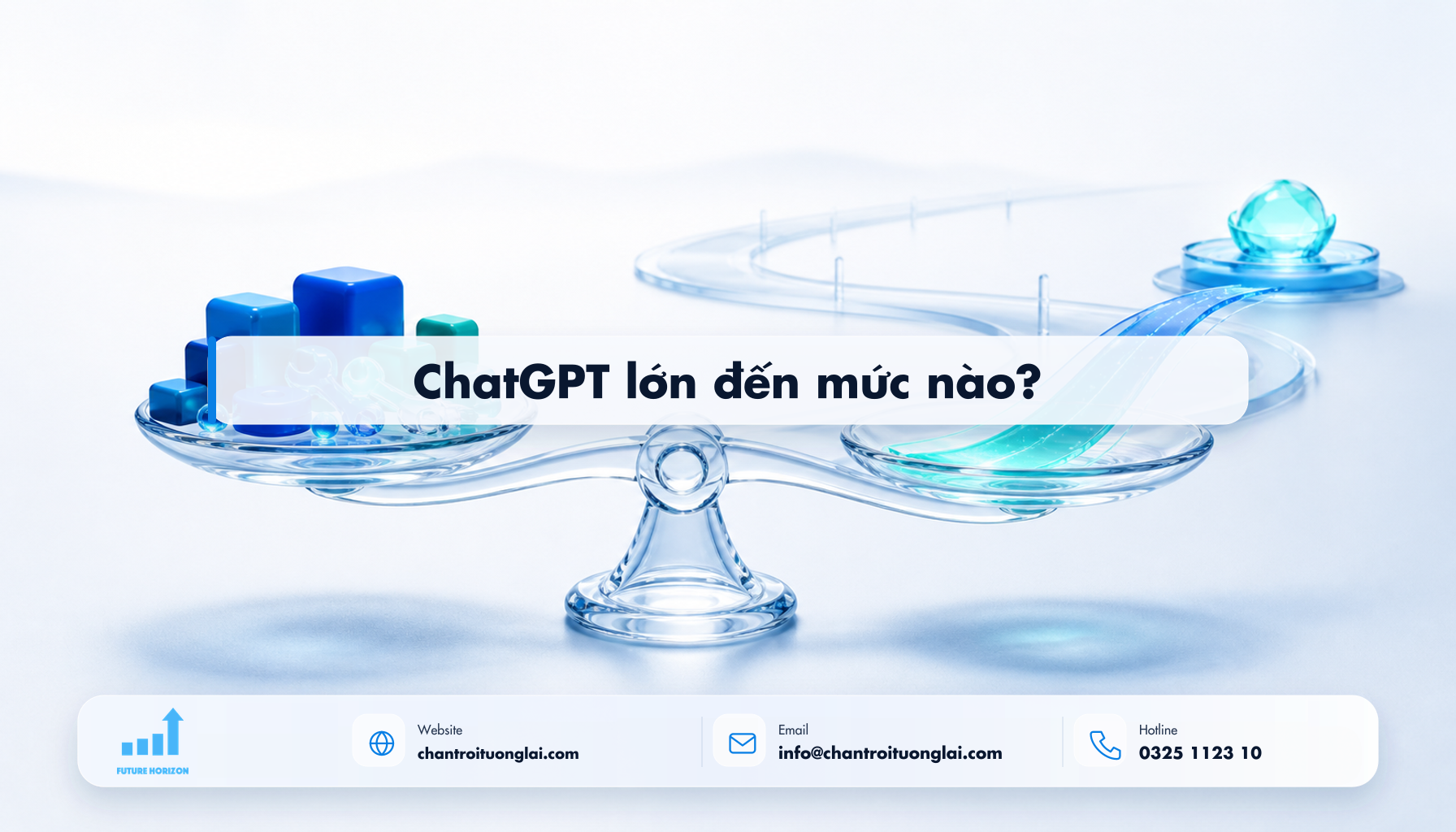 ChatGPT lớn đến mức nào? Minh họa chatgpt lớn đến mức nào? theo phong cách Fluent 2.5D