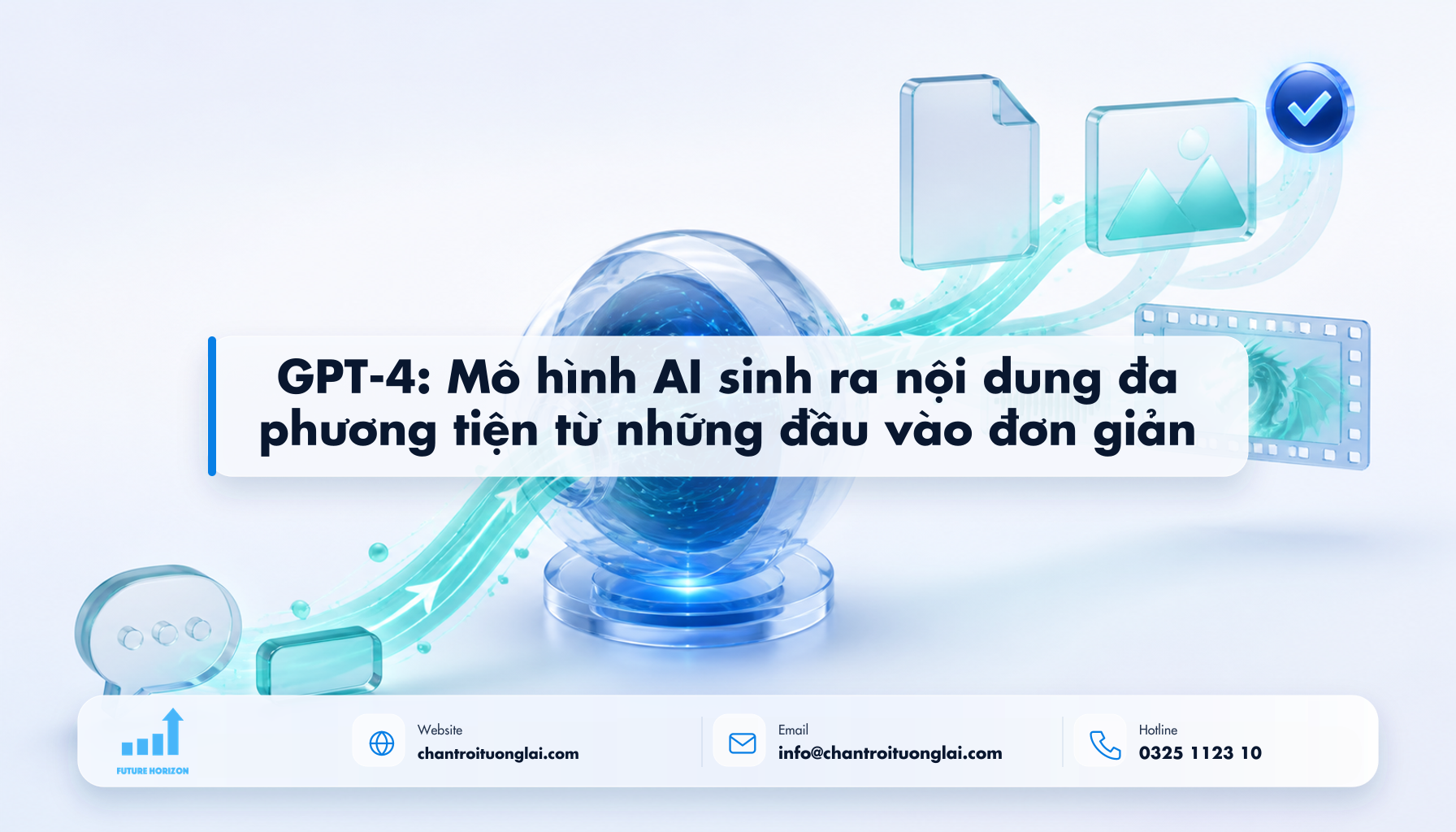 GPT-4: Mô hình AI sinh ra nội dung đa phương tiện từ những đầu vào đơn giản Minh họa gpt-4: mô hình ai sinh ra nội dung đa phương tiện từ những đầu vào đơn giản theo phong cách Fluent 2.5D