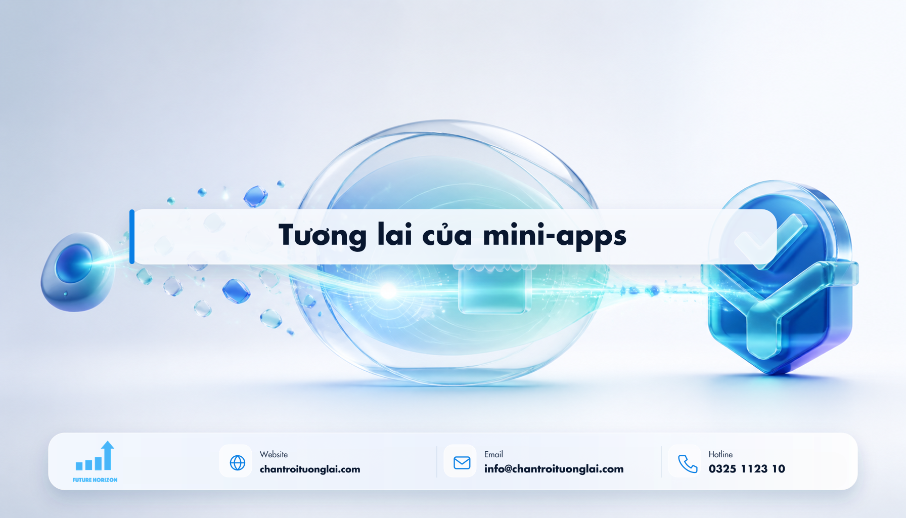 Tương lai của mini-apps Minh họa tương lai của mini-apps theo phong cách Fluent 2.5D