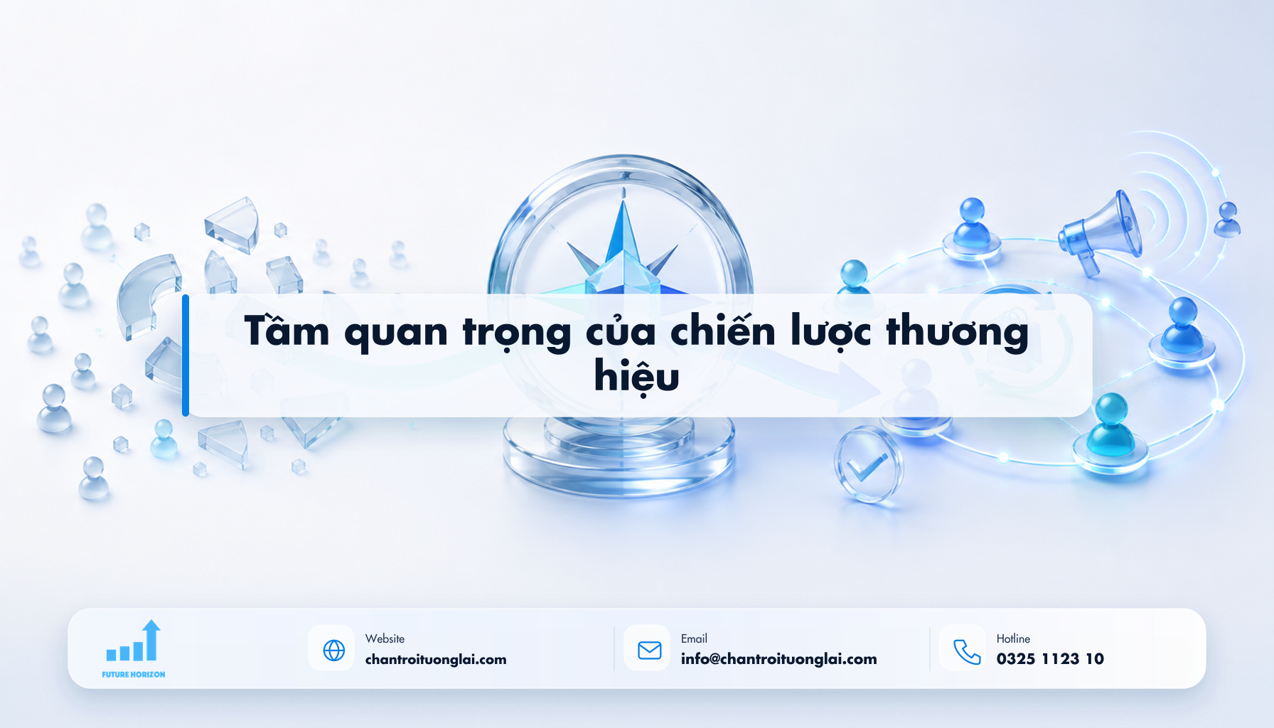 Tầm quan trọng của chiến lược thương hiệu Minh họa tầm quan trọng của chiến lược thương hiệu theo phong cách Fluent 2.5D