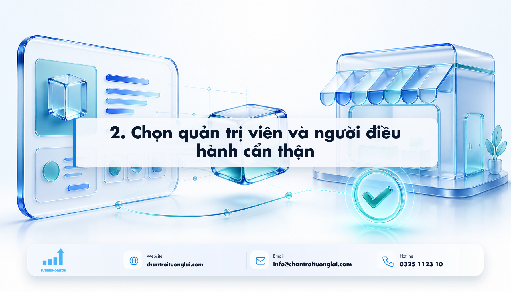 2. Chọn quản trị viên và người điều hành cẩn thận Minh họa 2. chọn quản trị viên và người điều hành cẩn thận theo phong cách Fluent 2.5D
