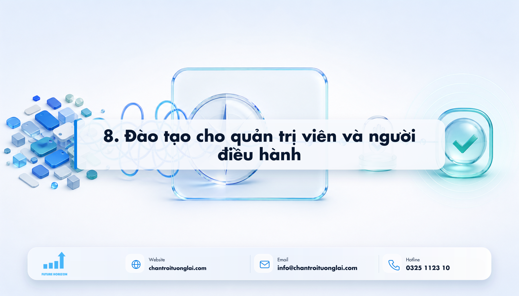 8. Đào tạo cho quản trị viên và người điều hành Minh họa 8. đào tạo cho quản trị viên và người điều hành theo phong cách Fluent 2.5D