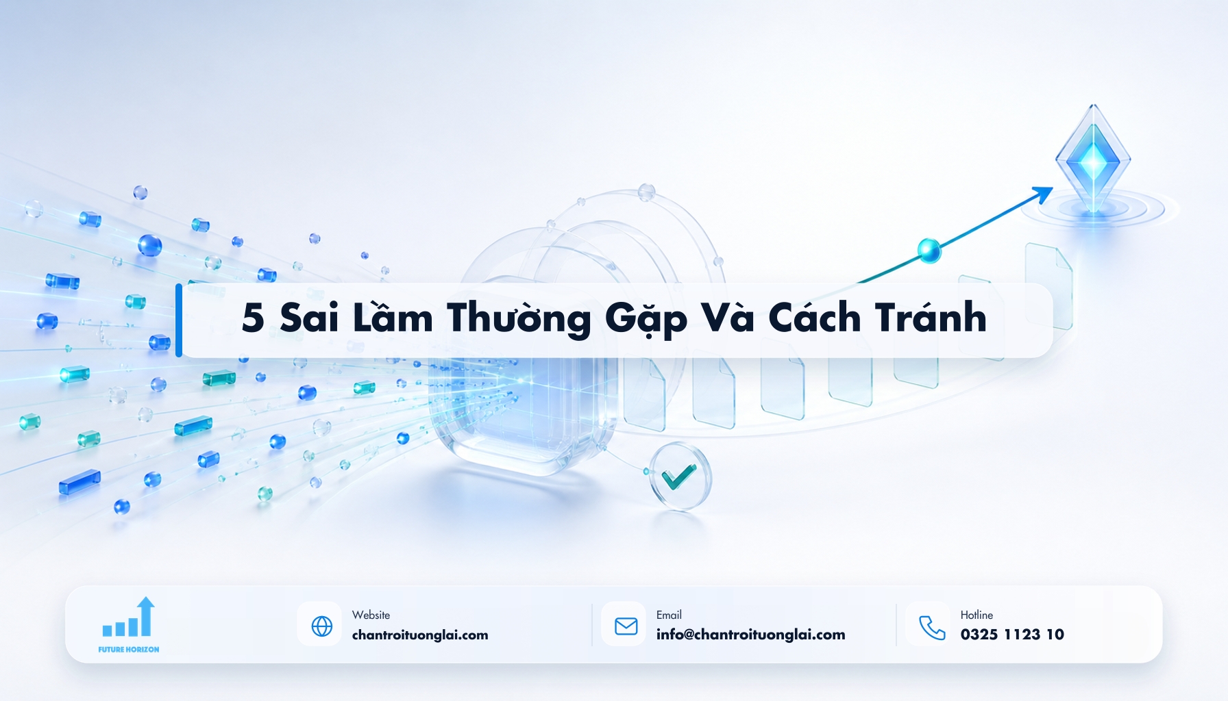 5 Sai Lầm Thường Gặp Và Cách Tránh Minh họa 5 sai lầm thường gặp và cách tránh theo phong cách Fluent 2.5D