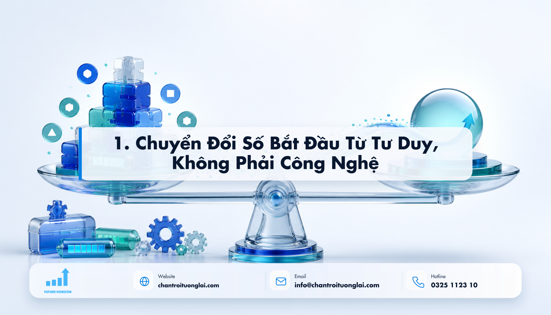 1. Chuyển Đổi Số Bắt Đầu Từ Tư Duy, Không Phải Công Nghệ Minh họa 1. chuyển đổi số bắt đầu từ tư duy, không phải công nghệ theo phong cách Fluent 2.5D