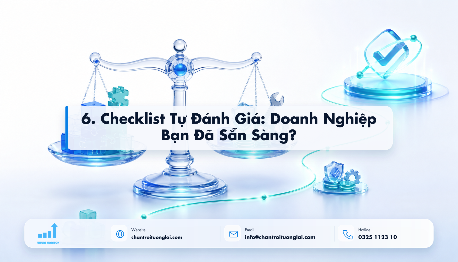 6. Checklist Tự Đánh Giá: Doanh Nghiệp Bạn Đã Sẵn Sàng? Minh họa 6. checklist tự đánh giá: doanh nghiệp bạn đã sẵn sàng? theo phong cách Fluent 2.5D