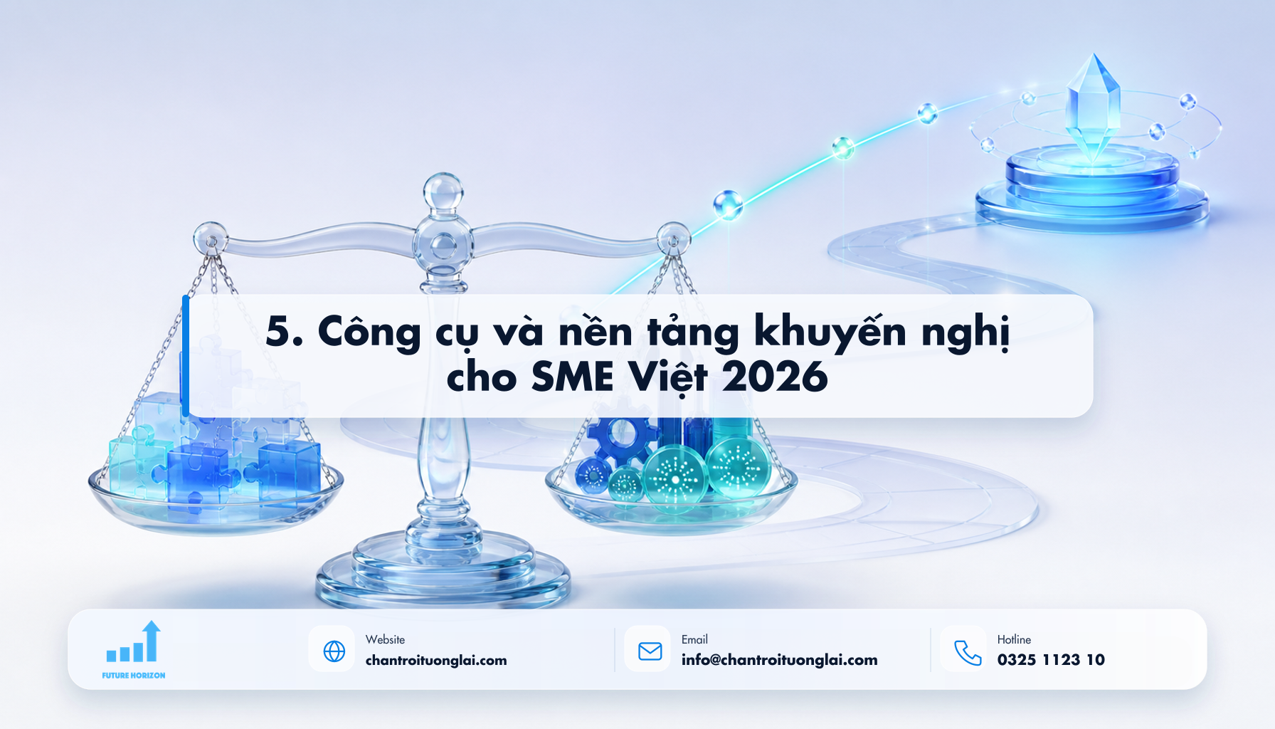 5. Công cụ và nền tảng khuyến nghị cho SME Việt 2026 Minh họa 5. công cụ và nền tảng khuyến nghị cho sme việt 2026 theo phong cách Fluent 2.5D