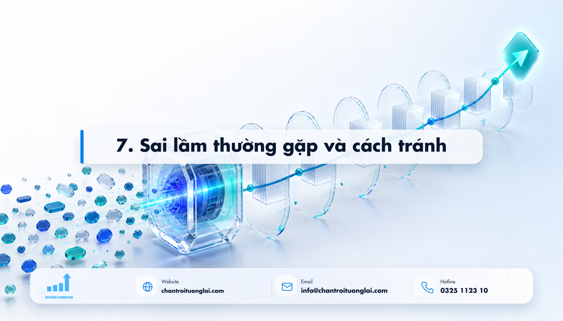 7. Sai lầm thường gặp và cách tránh Minh họa 7. sai lầm thường gặp và cách tránh theo phong cách Fluent 2.5D
