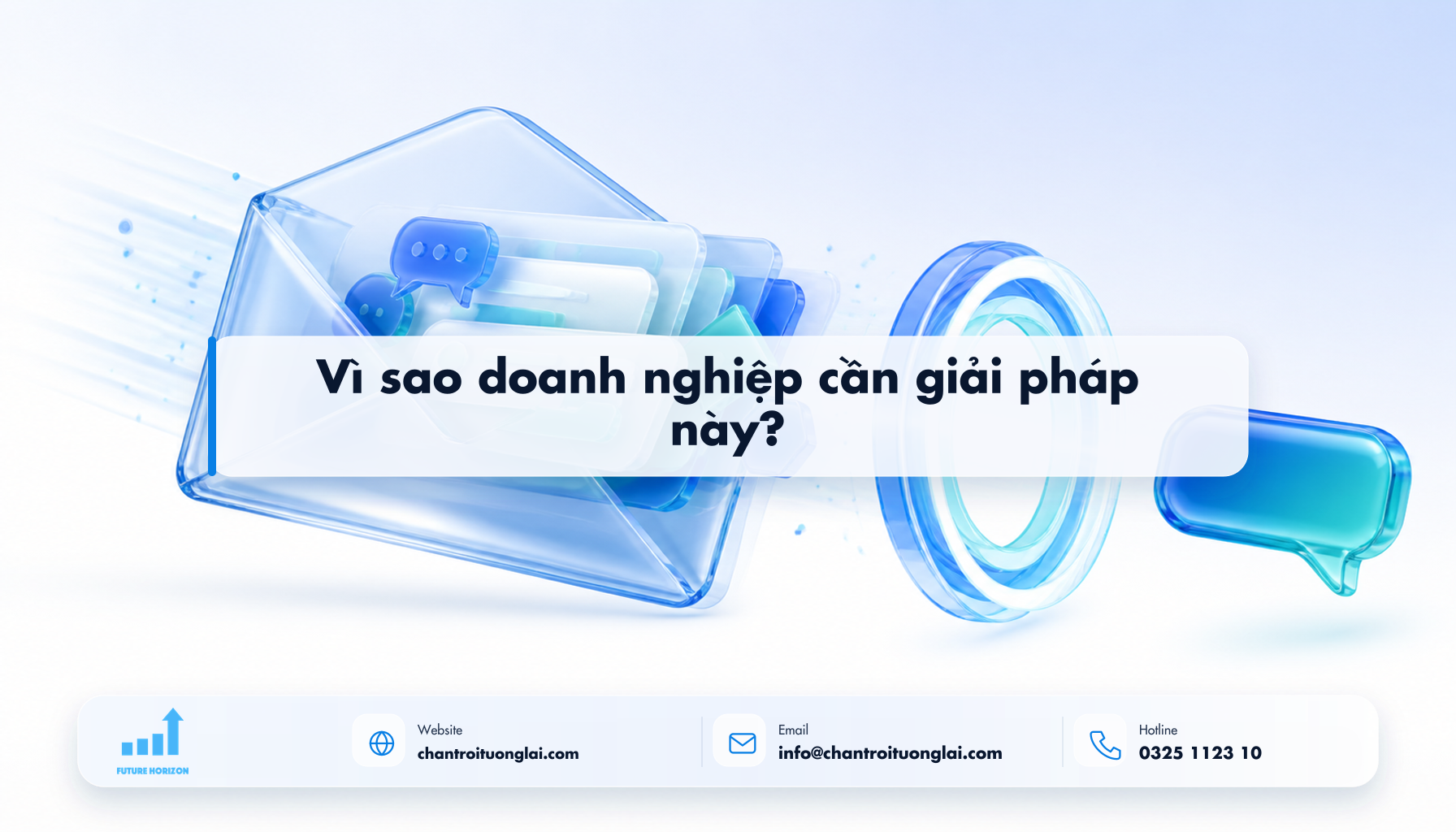 Vì sao doanh nghiệp cần giải pháp này? Minh họa vì sao doanh nghiệp cần giải pháp này? theo phong cách Fluent 2.5D