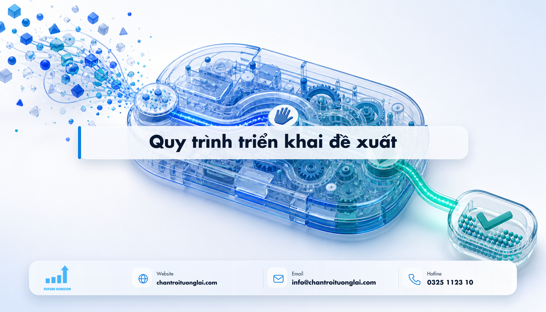 Quy trình triển khai đề xuất Minh họa quy trình triển khai đề xuất theo phong cách Fluent 2.5D