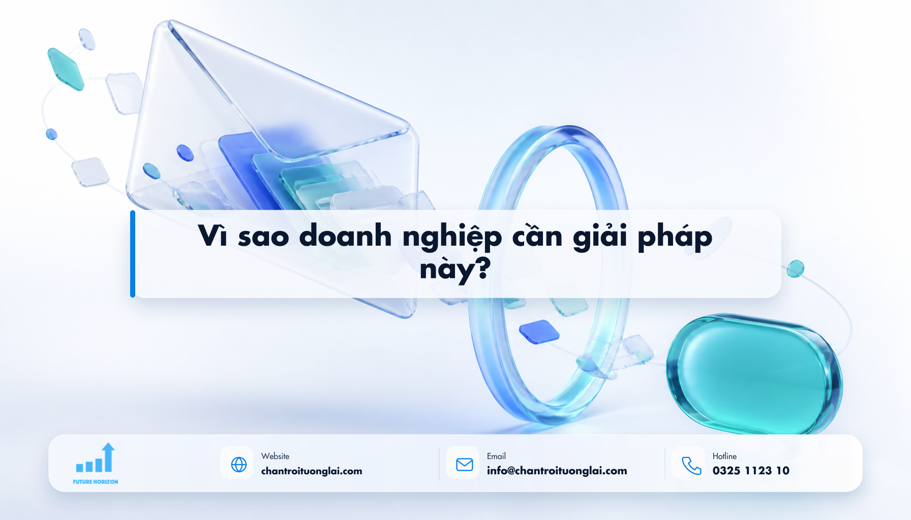 Vì sao doanh nghiệp cần giải pháp này? Minh họa vì sao doanh nghiệp cần giải pháp này? theo phong cách Fluent 2.5D