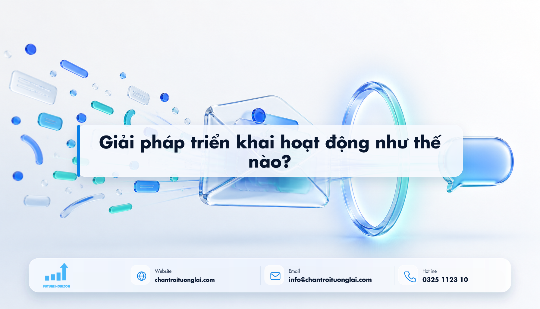 Giải pháp triển khai hoạt động như thế nào? Minh họa giải pháp triển khai hoạt động như thế nào? theo phong cách Fluent 2.5D