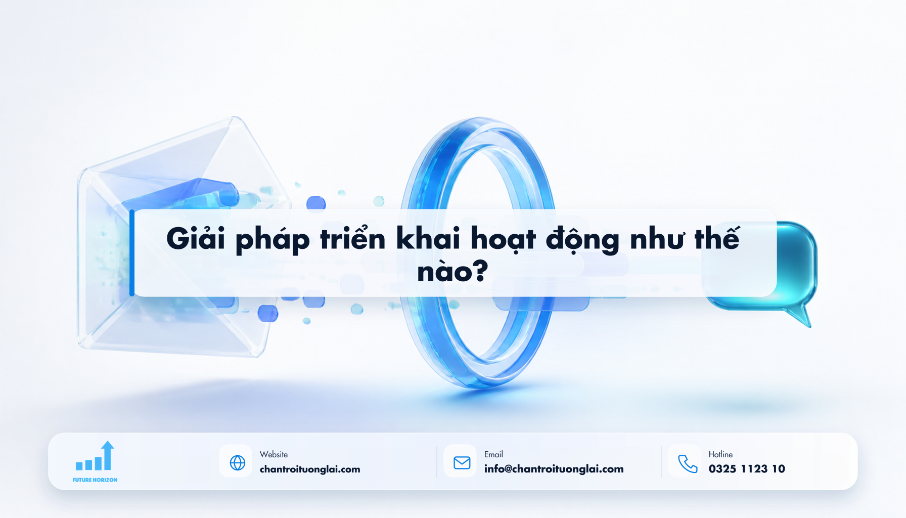 Giải pháp triển khai hoạt động như thế nào? Minh họa giải pháp triển khai hoạt động như thế nào? theo phong cách Fluent 2.5D