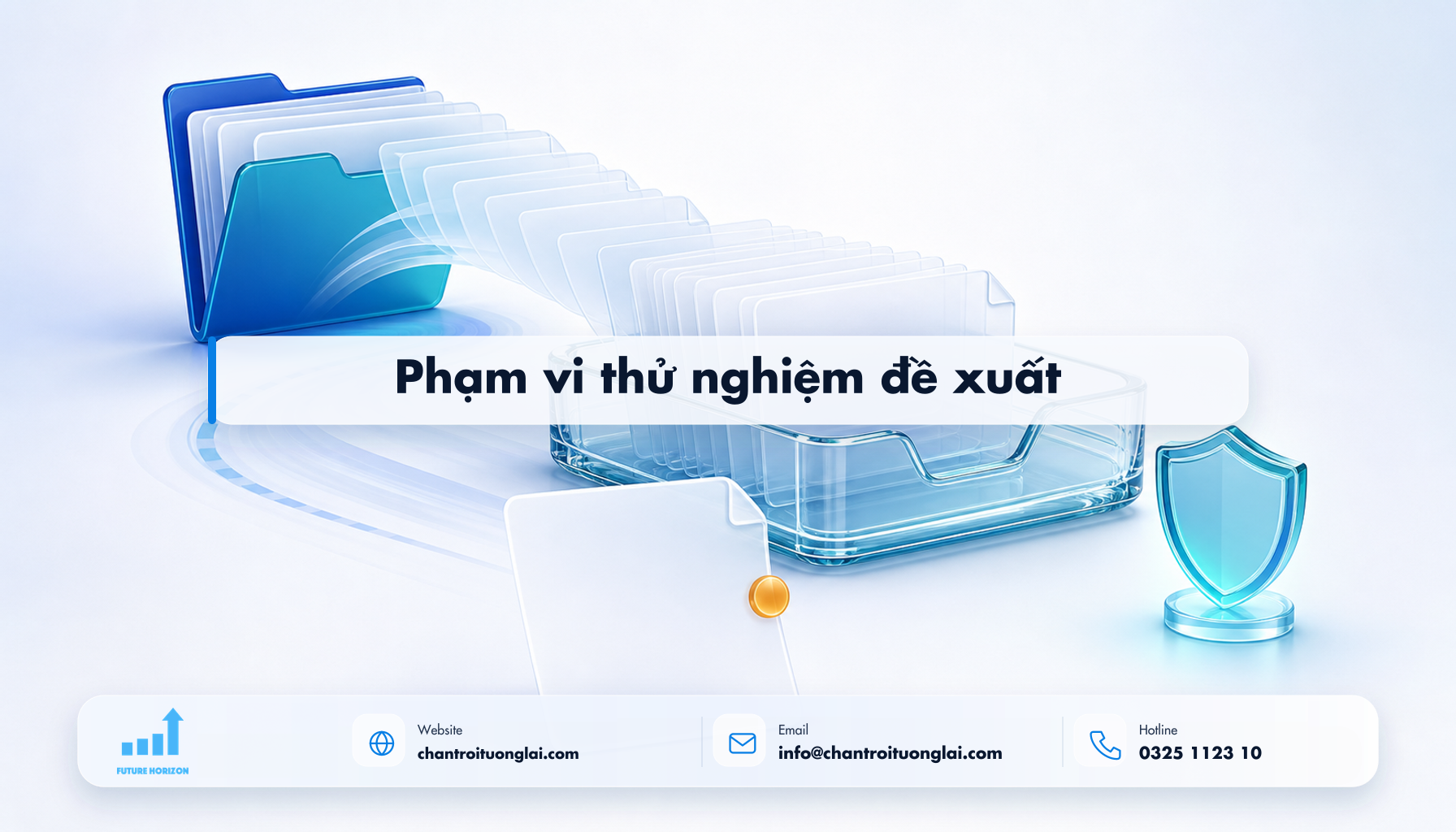 Phạm vi thử nghiệm đề xuất Minh họa phạm vi thử nghiệm đề xuất theo phong cách Fluent 2.5D