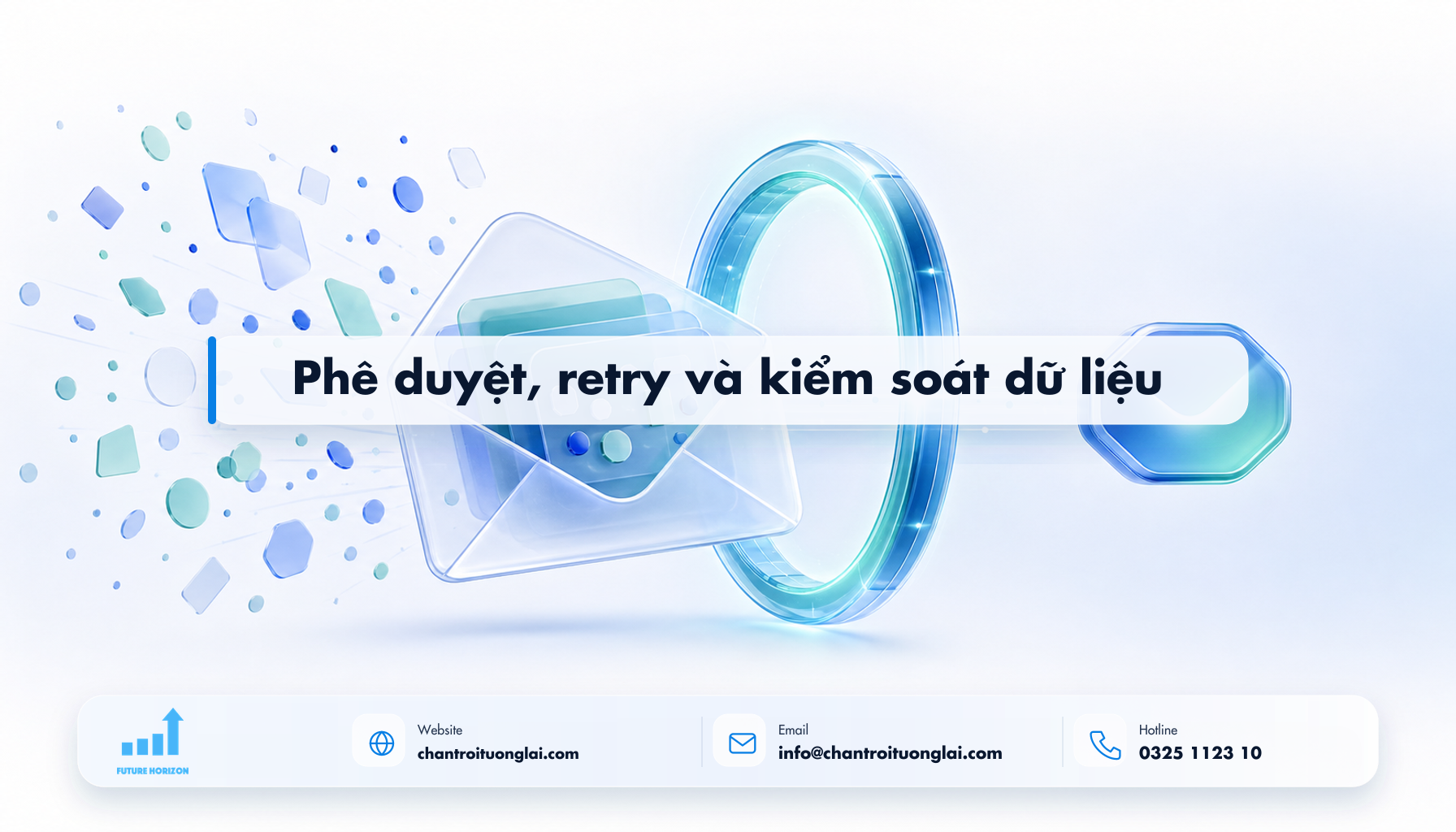 Phê duyệt, retry và kiểm soát dữ liệu Minh họa phê duyệt, retry và kiểm soát dữ liệu theo phong cách Fluent 2.5D