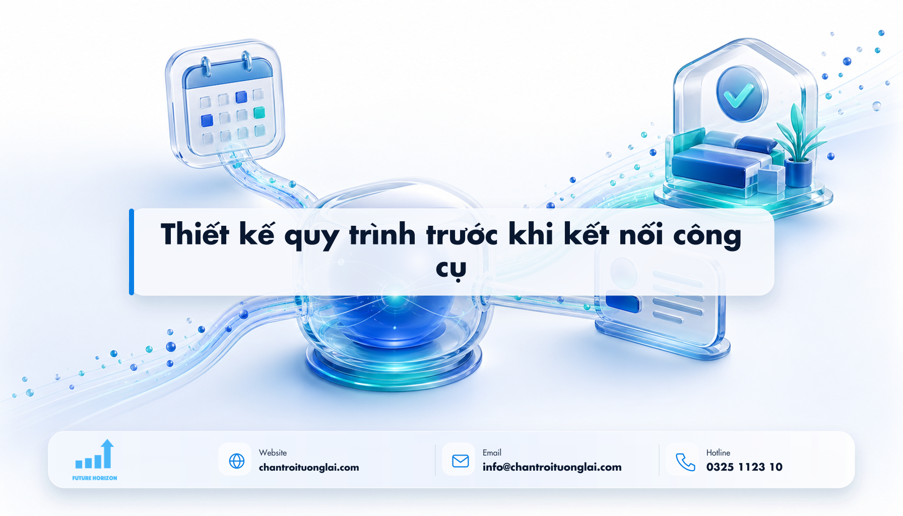 Thiết kế quy trình trước khi kết nối công cụ Minh họa thiết kế quy trình trước khi kết nối công cụ theo phong cách Fluent 2.5D
