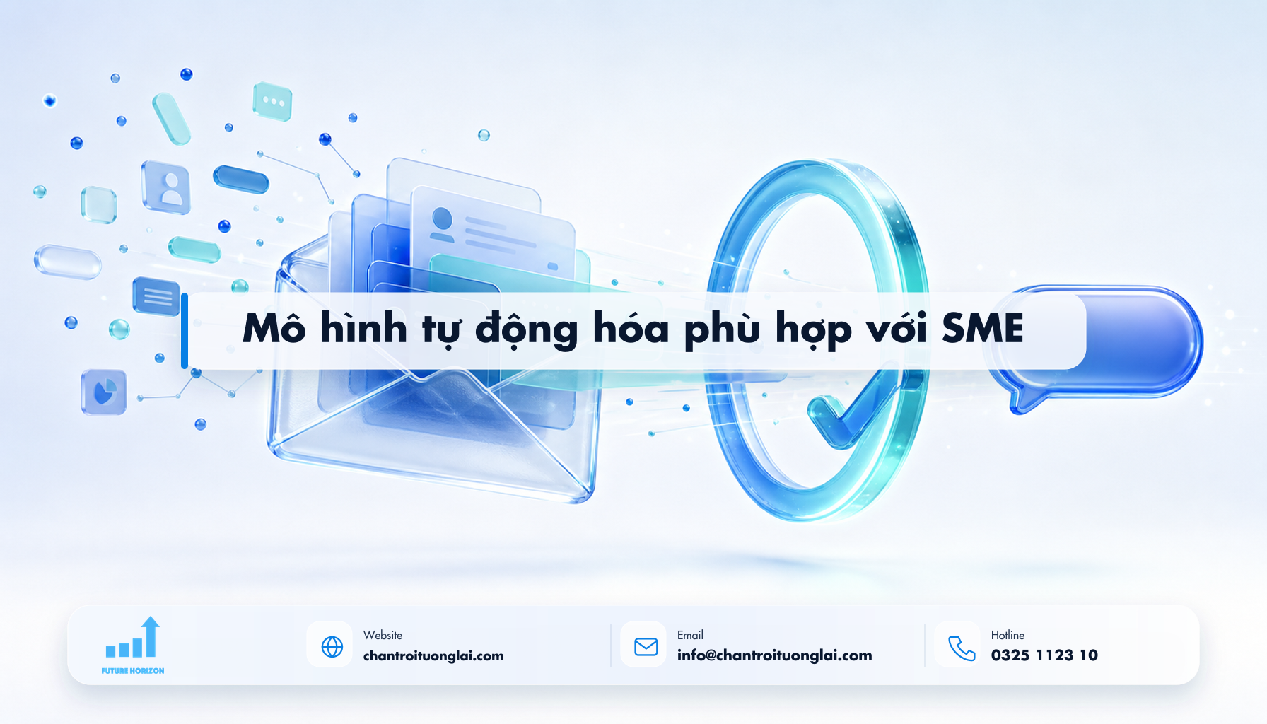 Mô hình tự động hóa phù hợp với SME Minh họa mô hình tự động hóa phù hợp với sme theo phong cách Fluent 2.5D