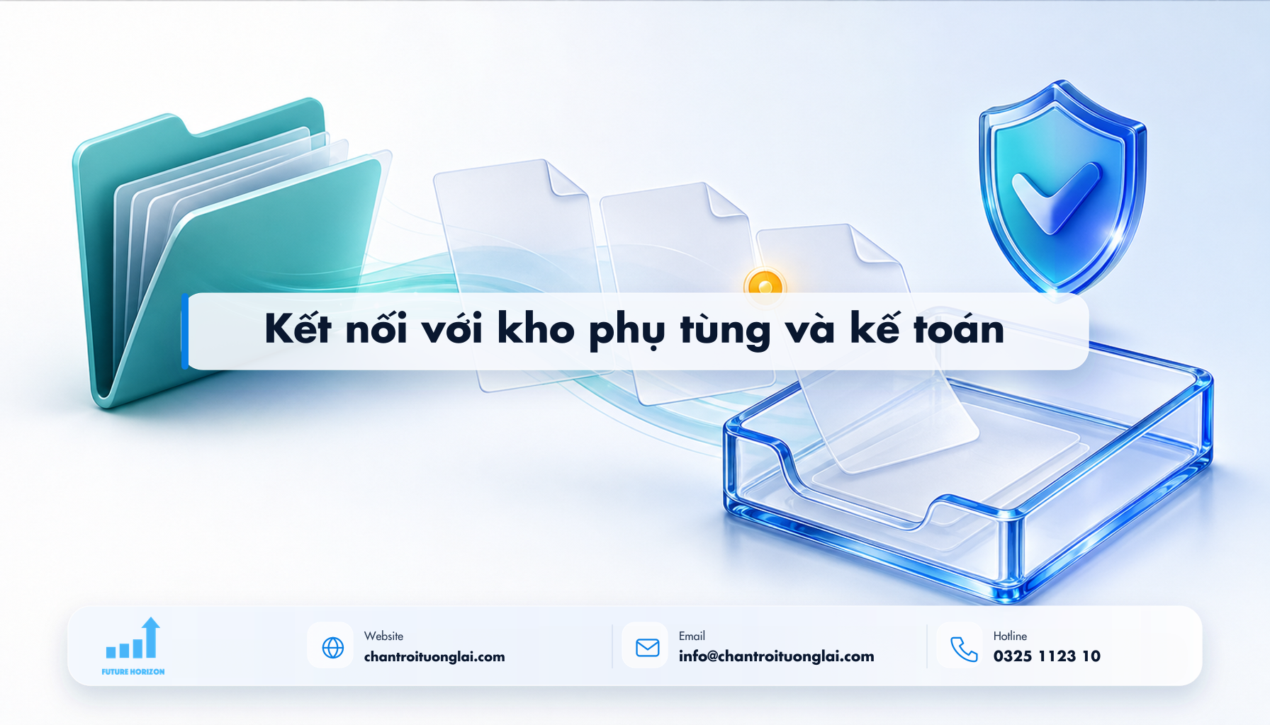 Kết nối với kho phụ tùng và kế toán Minh họa kết nối với kho phụ tùng và kế toán theo phong cách Fluent 2.5D