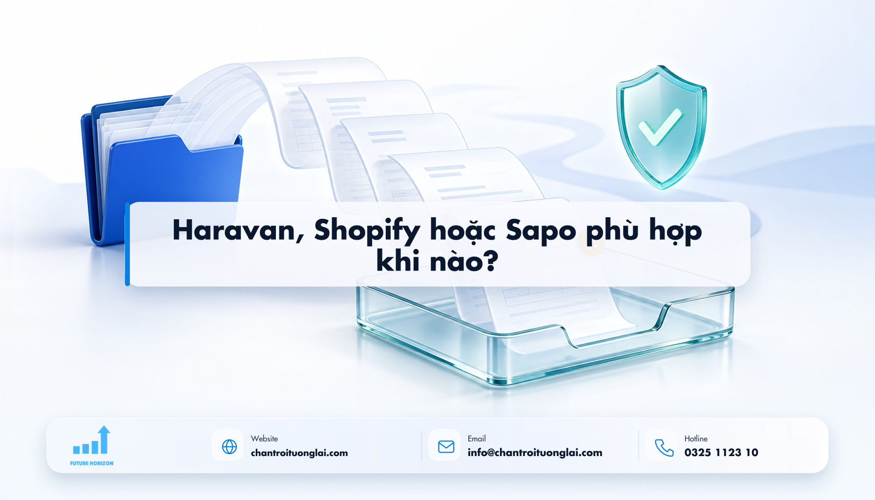 Haravan, Shopify hoặc Sapo phù hợp khi nào? Minh họa haravan, shopify hoặc sapo phù hợp khi nào? theo phong cách Fluent 2.5D