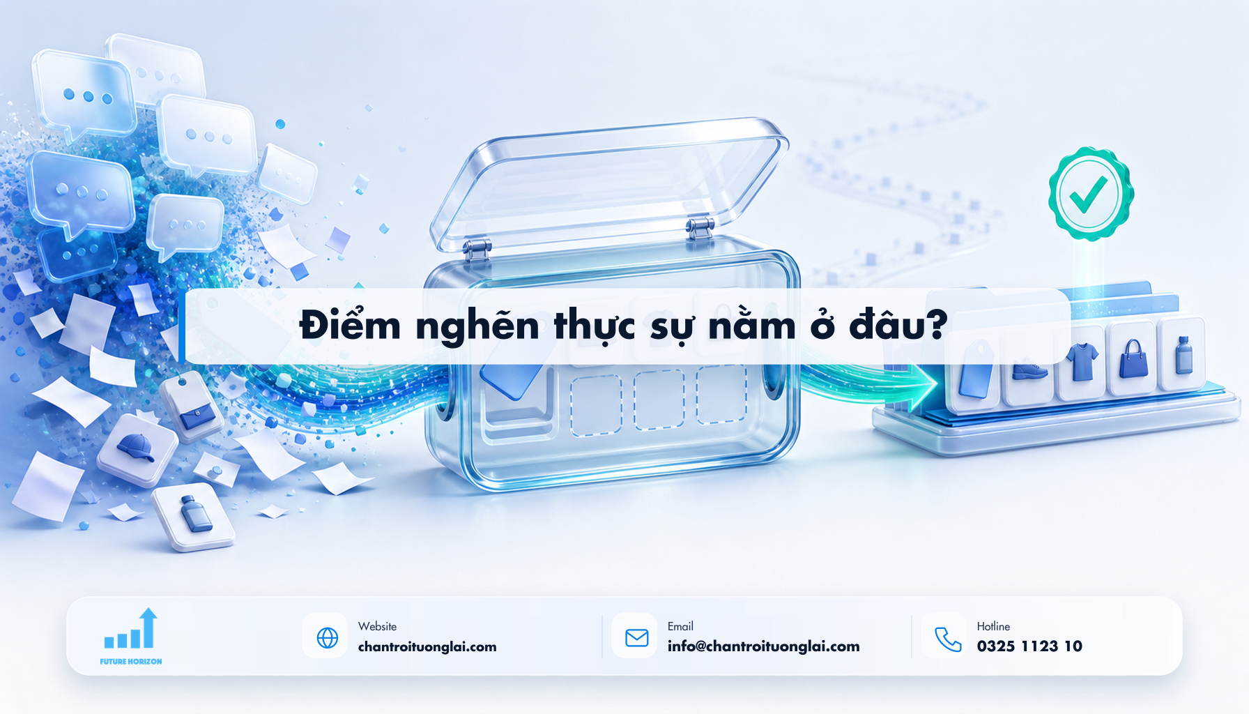 Điểm nghẽn thực sự nằm ở đâu? Minh họa điểm nghẽn thực sự nằm ở đâu? theo phong cách Fluent 2.5D