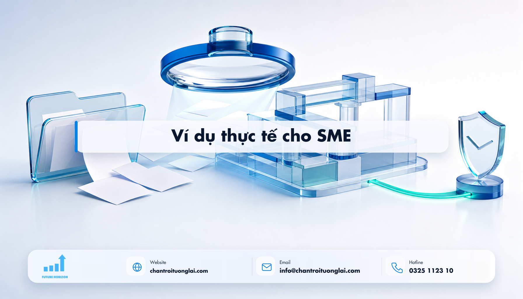 Ví dụ thực tế cho SME Minh họa ví dụ thực tế cho sme theo phong cách Fluent 2.5D