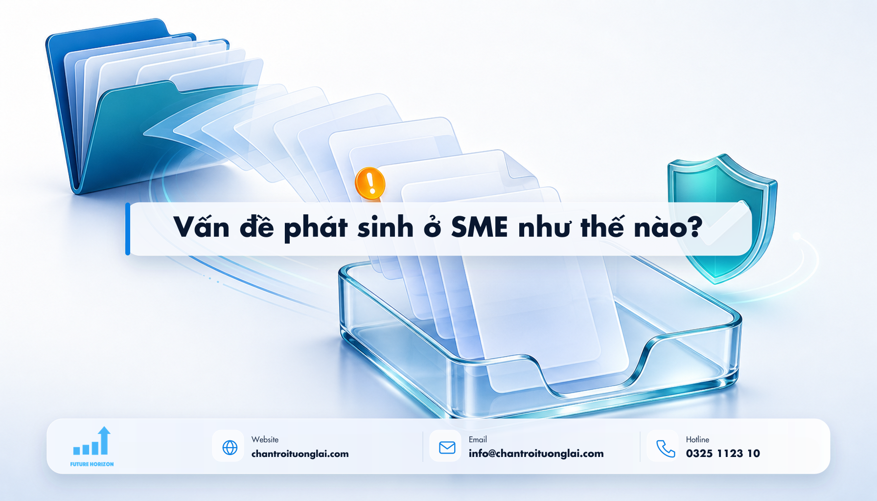Vấn đề phát sinh ở SME như thế nào? Minh họa vấn đề phát sinh ở sme như thế nào? theo phong cách Fluent 2.5D
