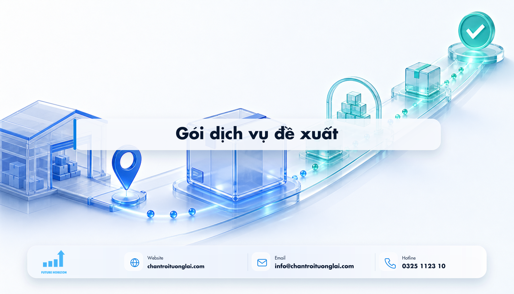 Gói dịch vụ đề xuất Minh họa gói dịch vụ đề xuất theo phong cách Fluent 2.5D