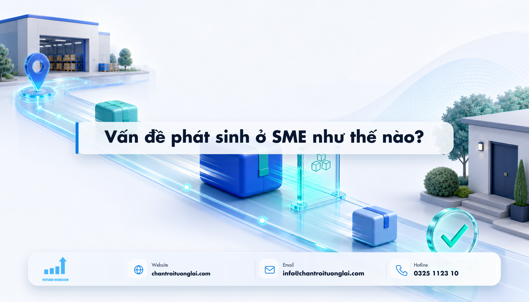 Vấn đề phát sinh ở SME như thế nào? Minh họa vấn đề phát sinh ở sme như thế nào? theo phong cách Fluent 2.5D