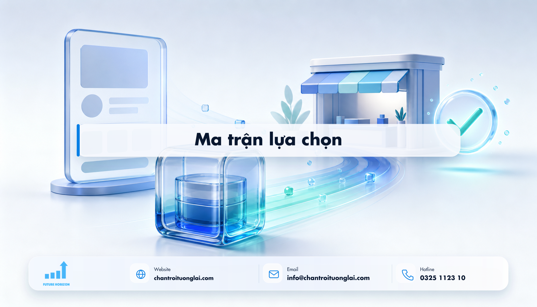 Ma trận lựa chọn Minh họa ma trận lựa chọn theo phong cách Fluent 2.5D