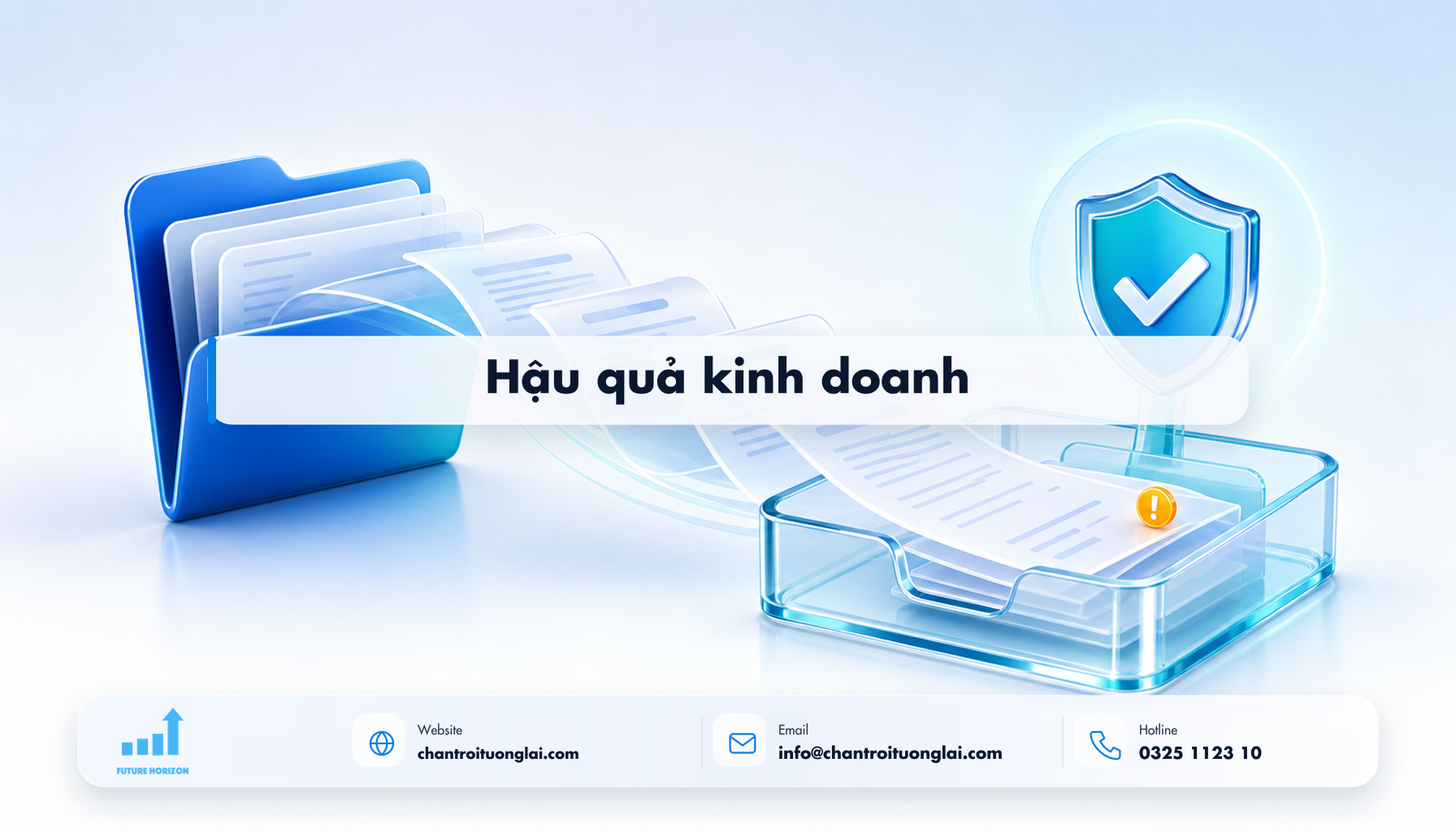 Hậu quả kinh doanh Minh họa hậu quả kinh doanh theo phong cách Fluent 2.5D