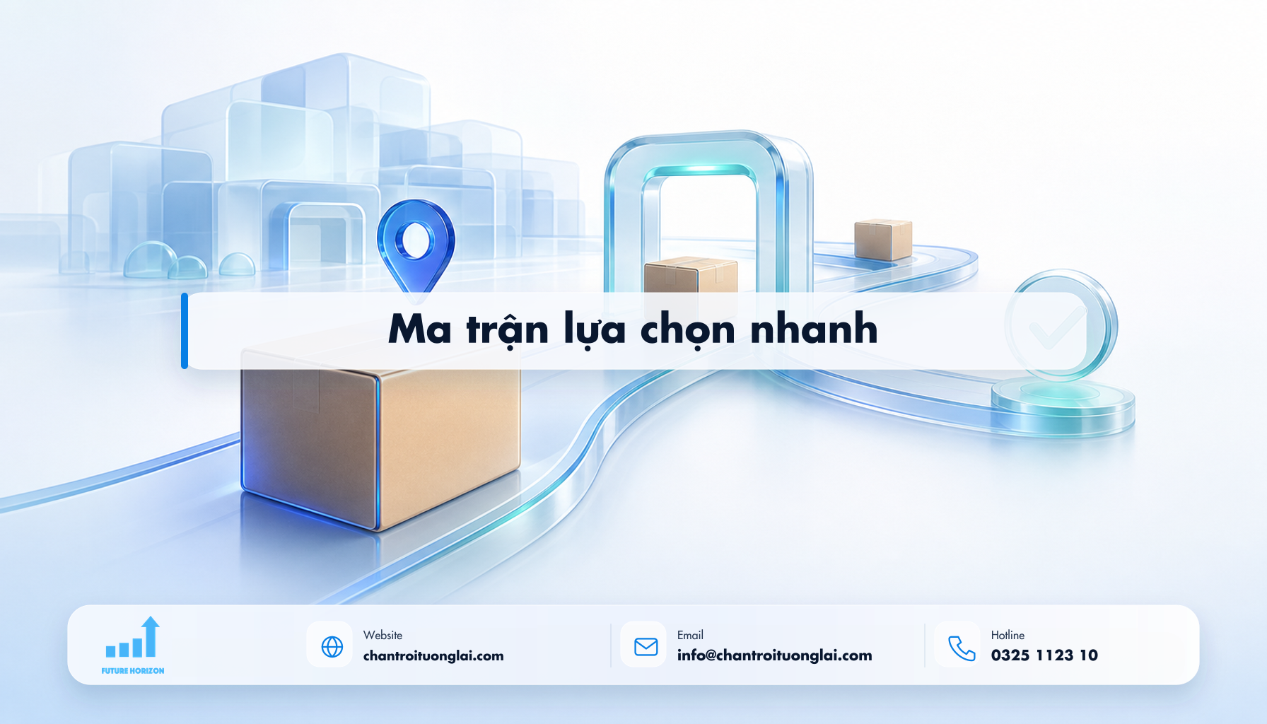 Ma trận lựa chọn nhanh Minh họa ma trận lựa chọn nhanh theo phong cách Fluent 2.5D