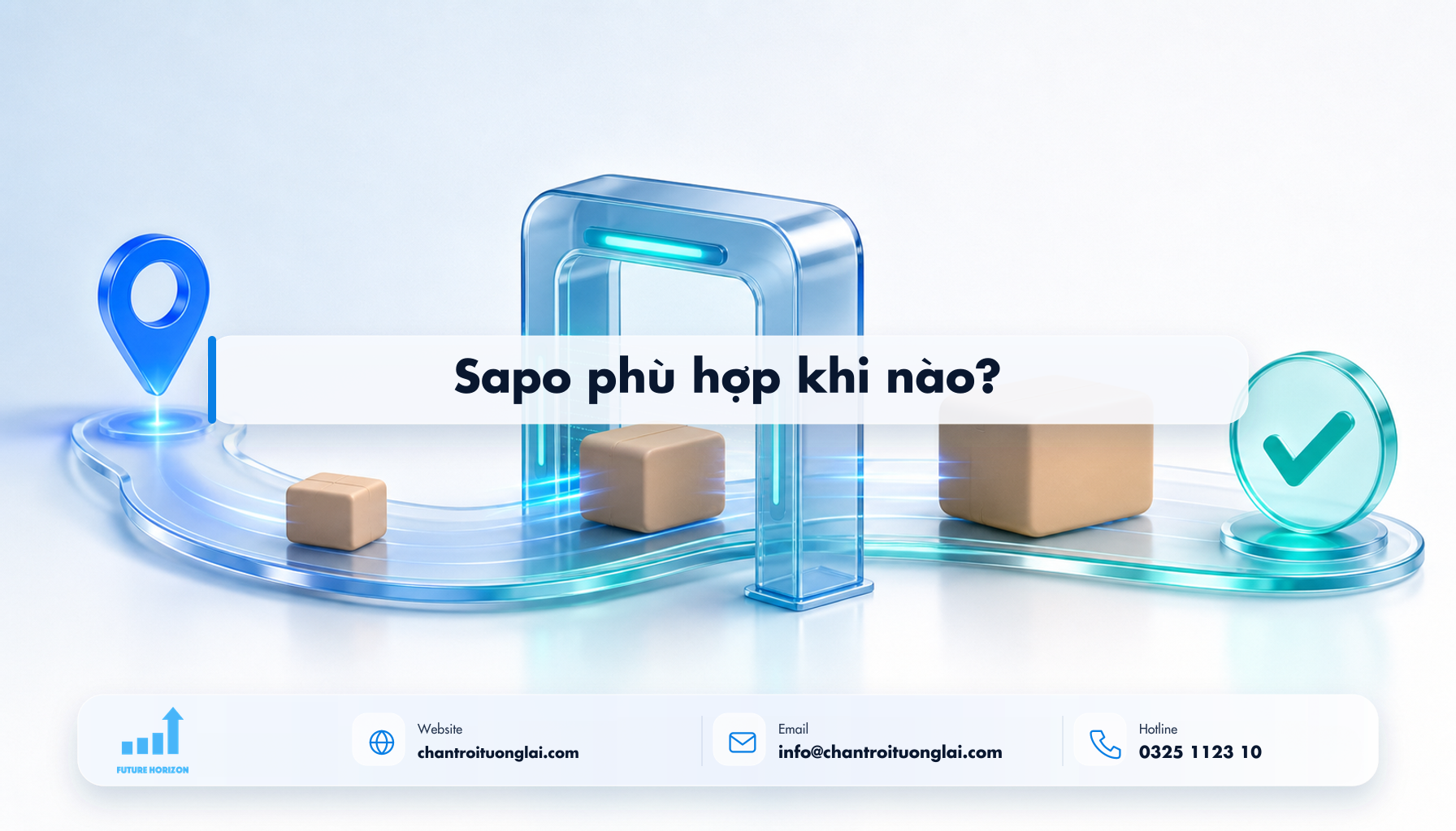 Sapo phù hợp khi nào? Minh họa sapo phù hợp khi nào? theo phong cách Fluent 2.5D