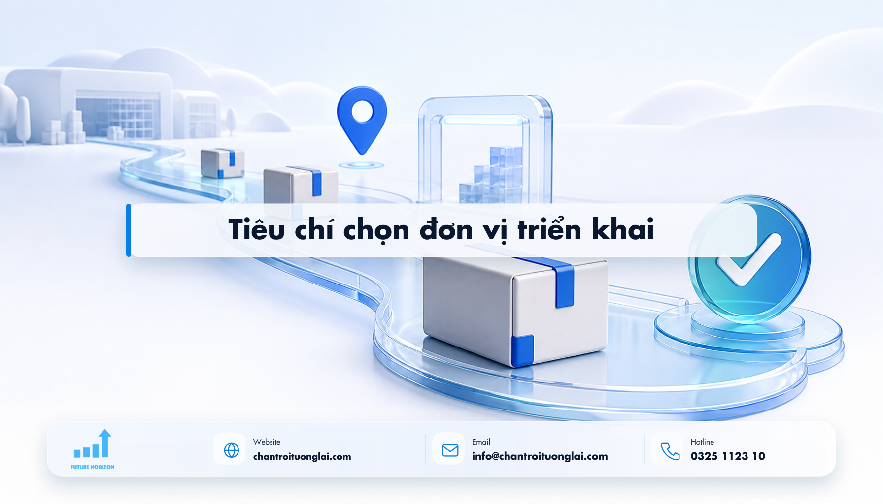 Tiêu chí chọn đơn vị triển khai Minh họa tiêu chí chọn đơn vị triển khai theo phong cách Fluent 2.5D