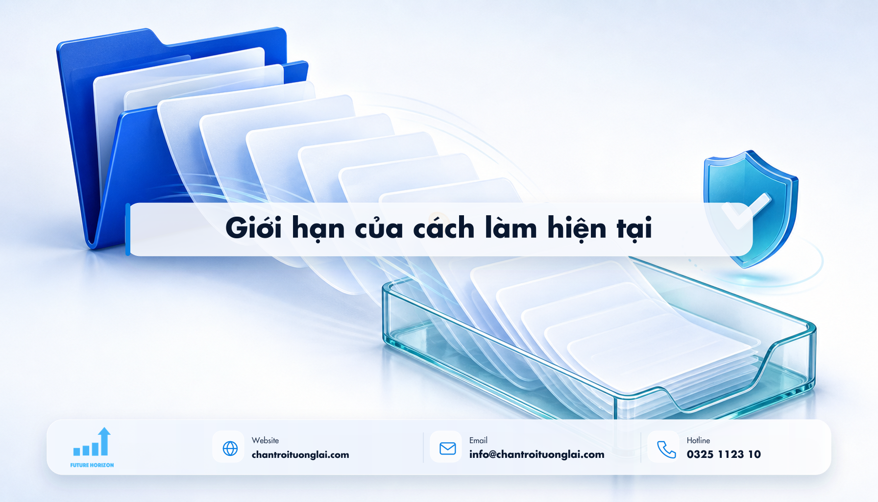 Giới hạn của cách làm hiện tại Minh họa giới hạn của cách làm hiện tại theo phong cách Fluent 2.5D