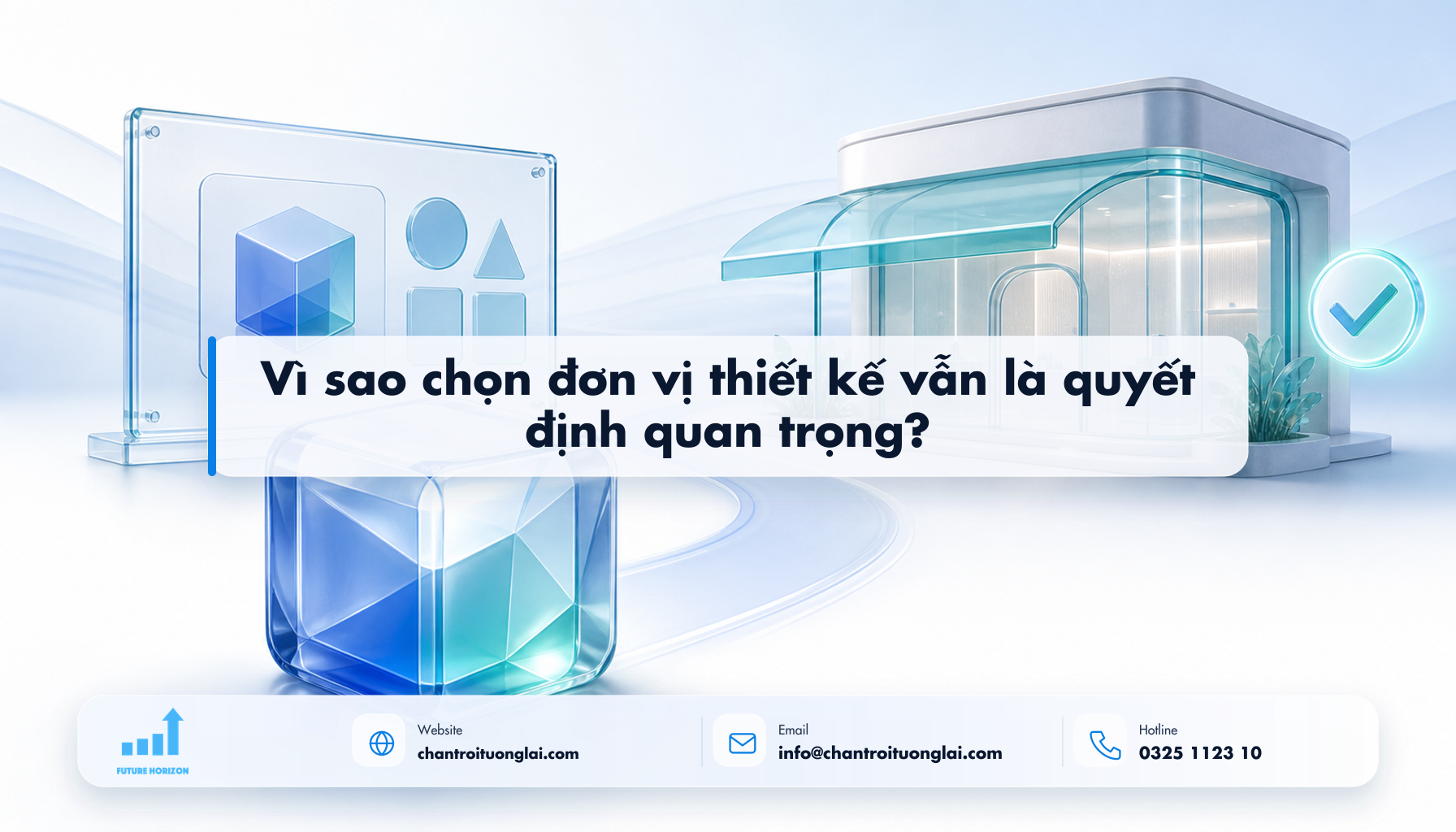 Vì sao chọn đơn vị thiết kế vẫn là quyết định quan trọng? Minh họa vì sao chọn đơn vị thiết kế vẫn là quyết định quan trọng? theo phong cách Fluent 2.5D