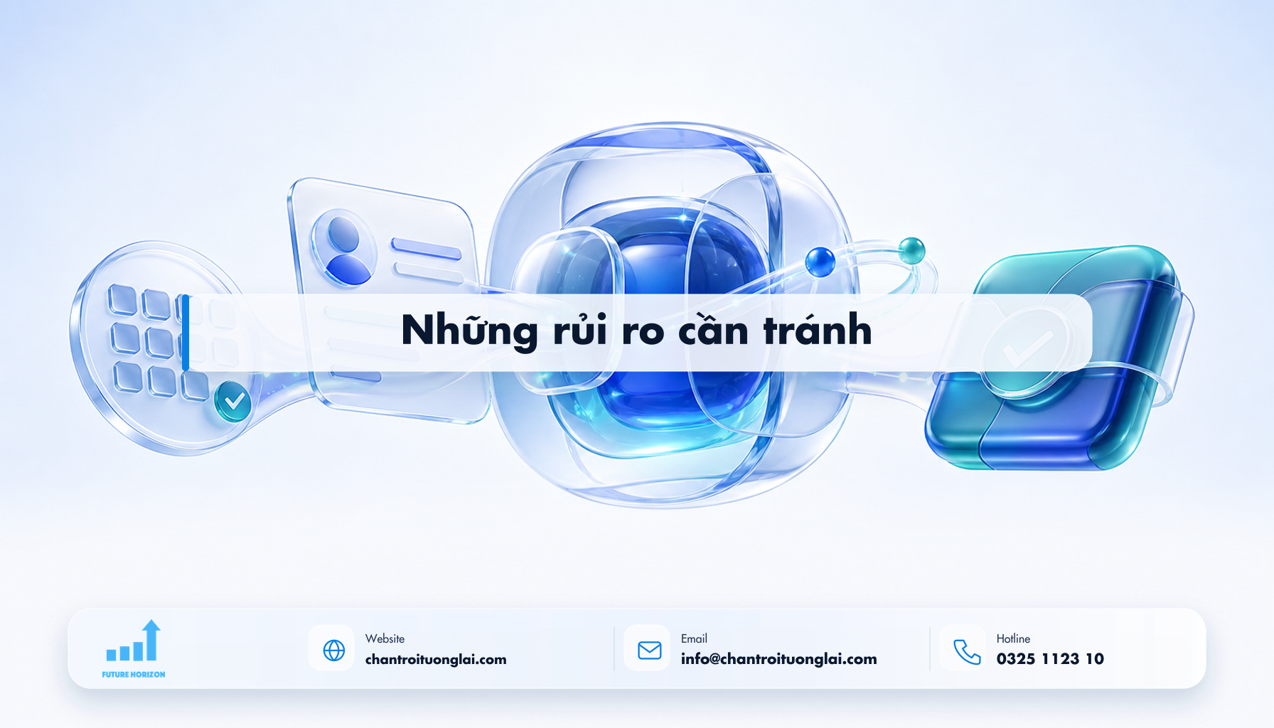 Những rủi ro cần tránh Minh họa những rủi ro cần tránh theo phong cách Fluent 2.5D