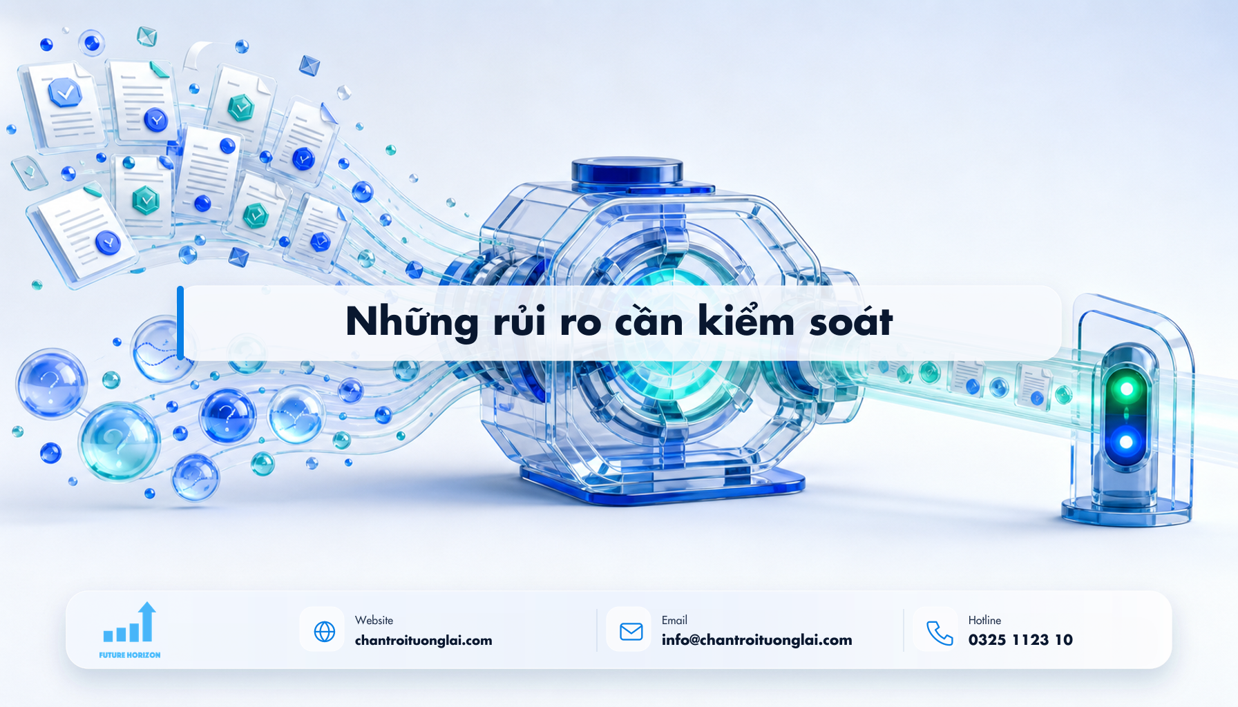 Những rủi ro cần kiểm soát Minh họa những rủi ro cần kiểm soát theo phong cách Fluent 2.5D