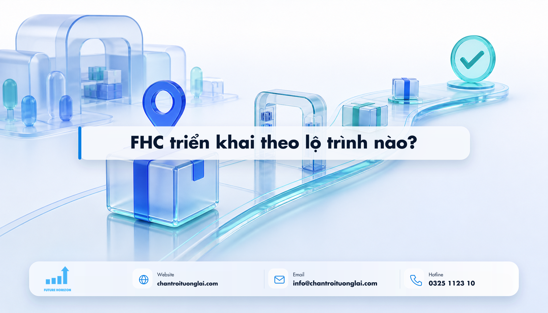 FHC triển khai theo lộ trình nào? Minh họa fhc triển khai theo lộ trình nào? theo phong cách Fluent 2.5D