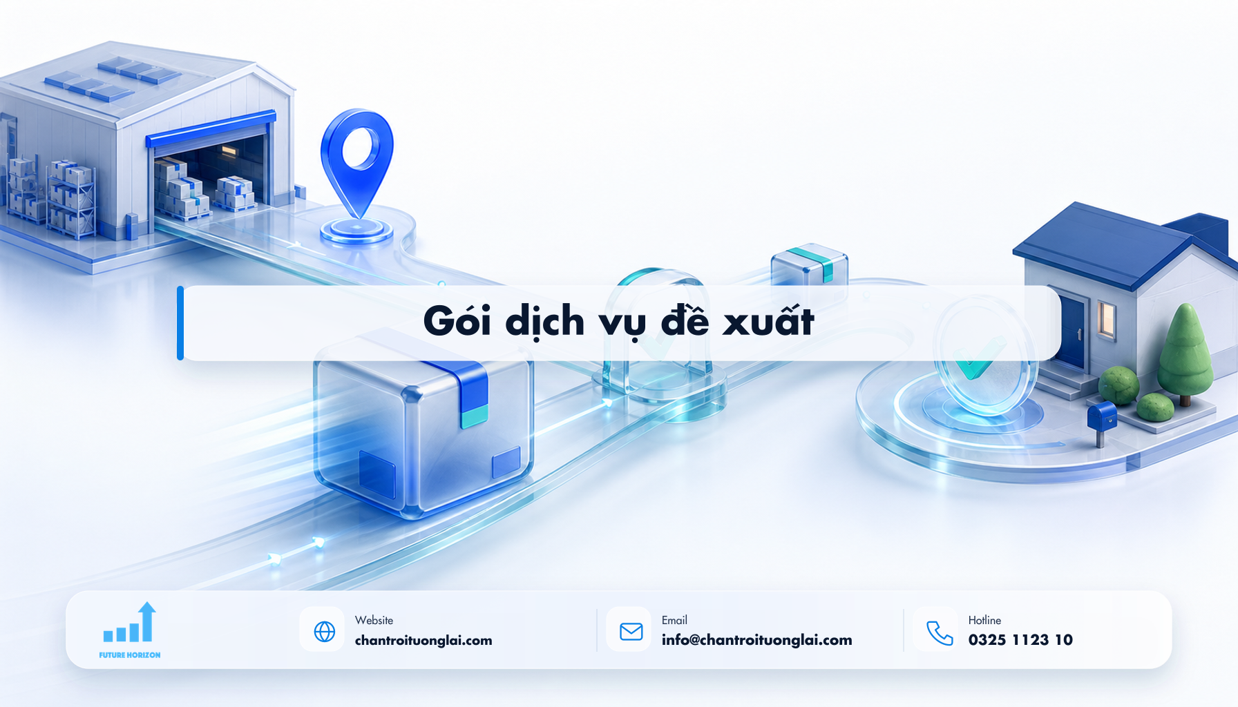 Gói dịch vụ đề xuất Minh họa gói dịch vụ đề xuất theo phong cách Fluent 2.5D