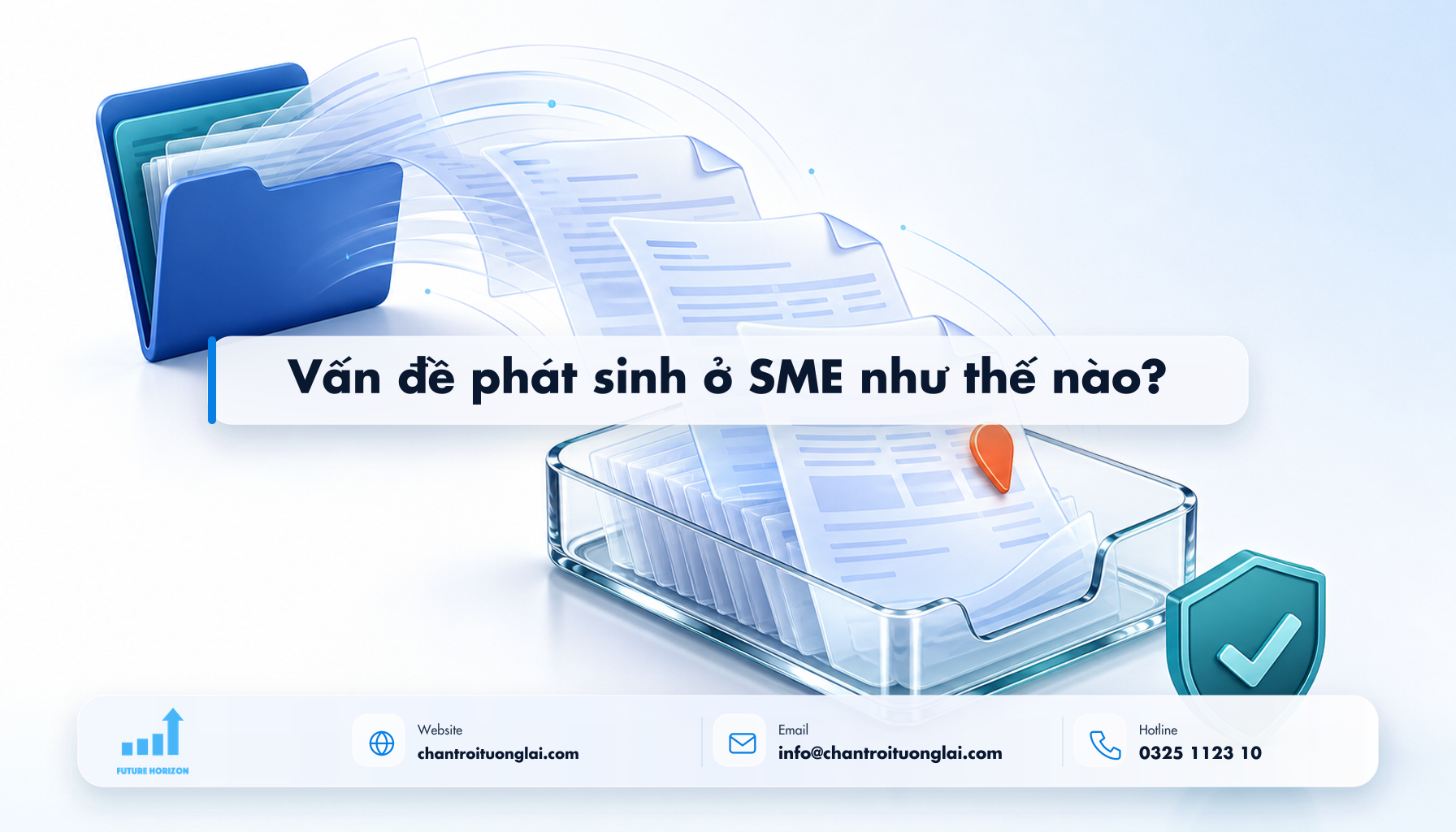 Vấn đề phát sinh ở SME như thế nào? Minh họa vấn đề phát sinh ở sme như thế nào? theo phong cách Fluent 2.5D