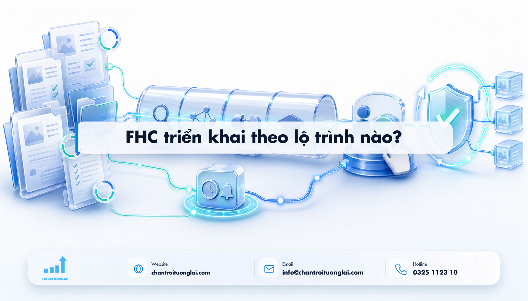FHC triển khai theo lộ trình nào? Minh họa fhc triển khai theo lộ trình nào? theo phong cách Fluent 2.5D