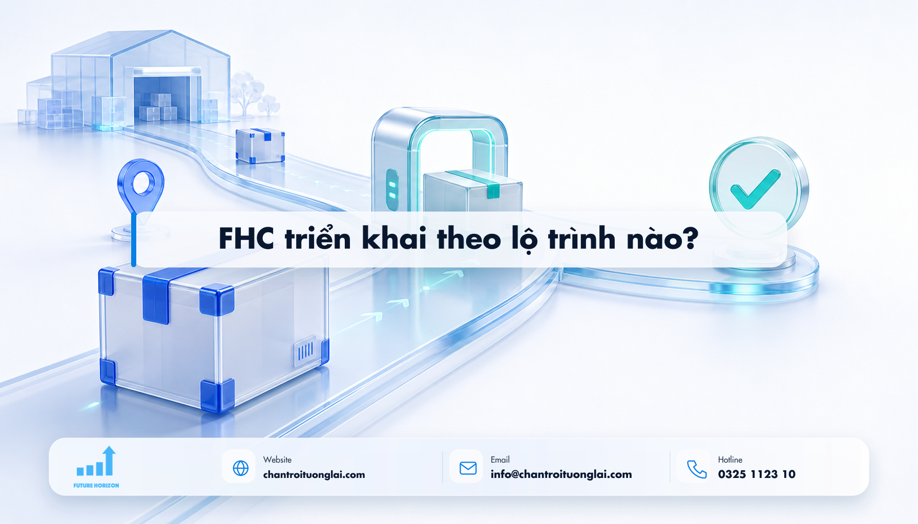 FHC triển khai theo lộ trình nào? Minh họa fhc triển khai theo lộ trình nào? theo phong cách Fluent 2.5D