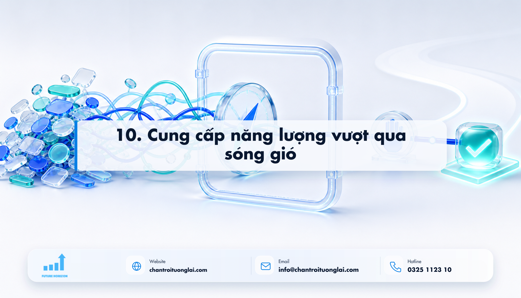 10. Cung cấp năng lượng vượt qua sóng gió Minh họa 10. cung cấp năng lượng vượt qua sóng gió theo phong cách Fluent 2.5D
